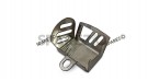 Fit For Royal Enfield Bear 650 Reservoir Cap Guard and Oil Container Guard Silver - SPAREZO